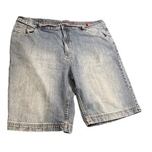 Vintage Reunion Denim Shorts Mens 44 Blue 90s Made In Hong Kong Classic